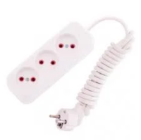 УДЛИНИТЕЛЬ Б/З 3 ВХОДА LILA 2М